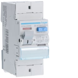 Hager - Aardlekschakelaar 2P 25A 30mA type A   - CDA225E-E⚡shock