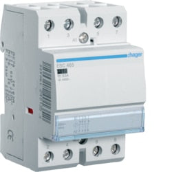 Hager - Contactor 230V - 4x63A - 2NO+2NG - ESC465-E⚡shock