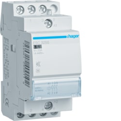 Hager - Contactor geruisloos 3x25A 3NO 230V - ESC325S-E⚡shock