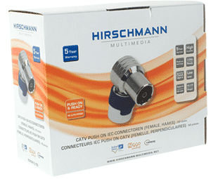 Hirschmann - Rechte IEC female connector 4G proof KOK 5 - 947546500-E⚡shock
