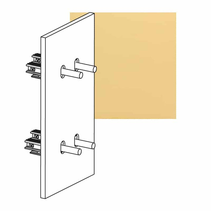 Legrand - ART 4x wissel vert. 10A - épure Gespiegeld goud - AR67708-E⚡shock