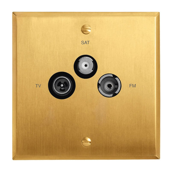 Legrand - ART ctdoos TV/FM/SAT mémoire Geborsteld goud - AR67277-E⚡shock