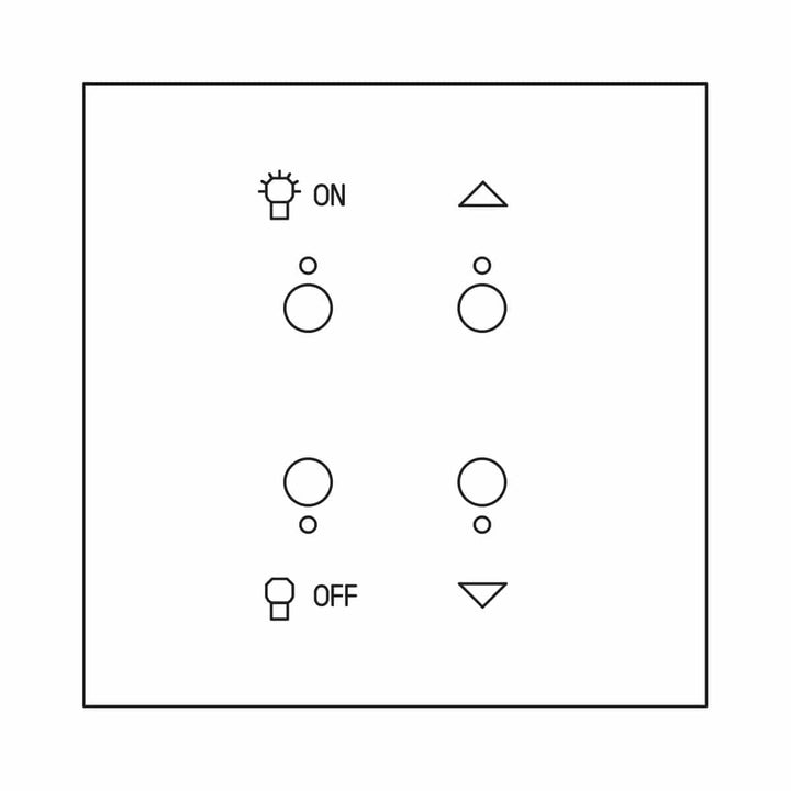 Legrand - ART MH rolluik en lichtbed. épure Gespiegeld staal - AR67683-E⚡shock