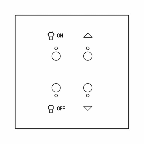 Legrand - ART MH rolluik en lichtbed. épure Satijn staal - AR67583-E⚡shock