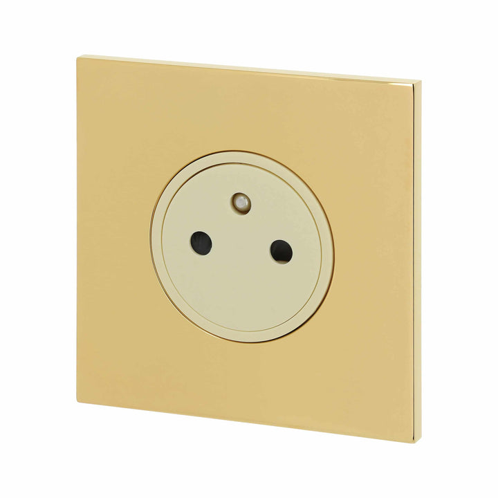 Legrand - ART Stopcontact 2P+A vlak 16A - épure Gespiegeld goud - AR67731-E⚡shock