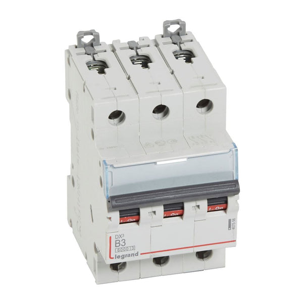 legrand - Autom. DX³ 6000A/10kA 3P B03 400V - 3 modules - 407556-E⚡shock