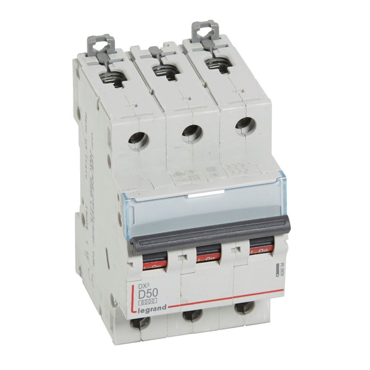 legrand - Autom. DX³ 6000A/10kA 3P D50 400V 3 modules - 408094-E⚡shock