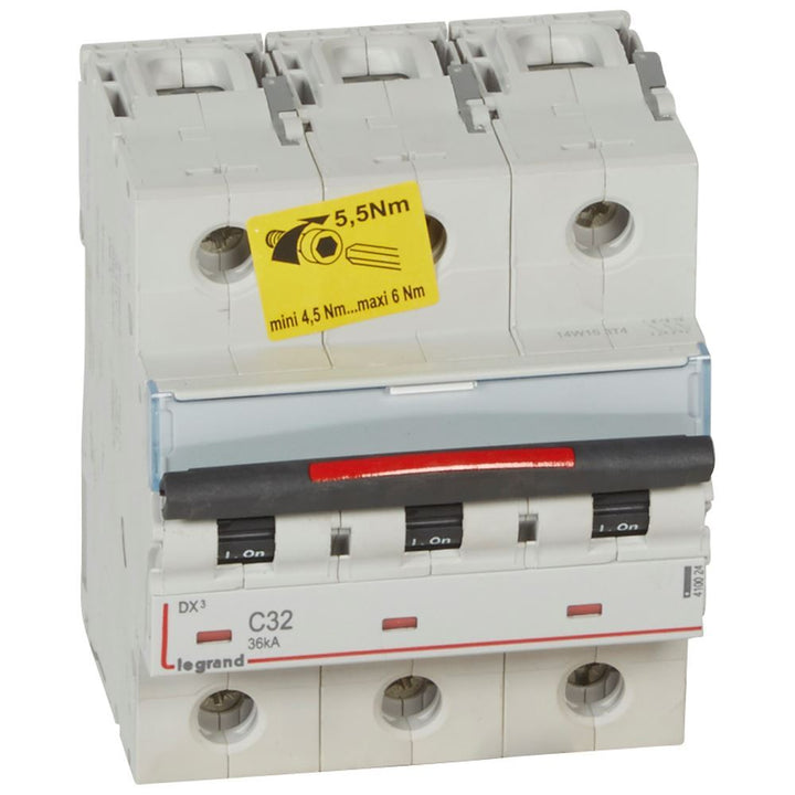 legrand - Automaten DX³ 3P C 32A 400V - 36KA - 4,5mod - 410024-E⚡shock