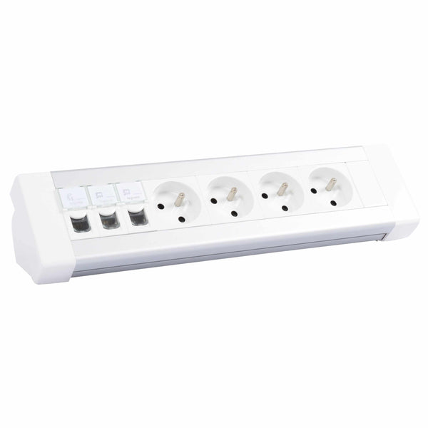 Legrand - Bureaublok - 4x 2P+A + 3 x RJ45 - te bekabelen - 054616-E⚡shock