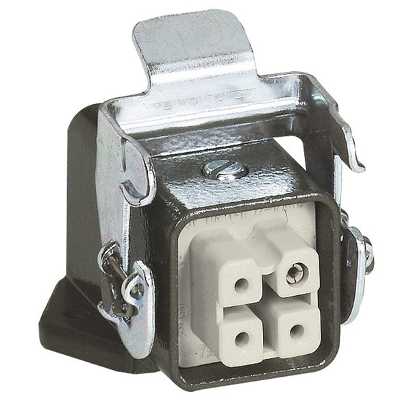 Legrand - Hypra connector inb.sok. vrouw zijd.uitg. met. 250V-10A-3P+A - 053108-E⚡shock