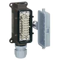 Legrand - Hypra connector vr.opb.sokkel metaal - 500 V - 16 A - 24 P+A - 053163-E⚡shock