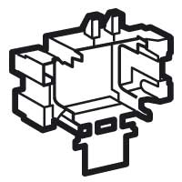 Legrand - Isolatiedoos Mosaic 2 modules DLP design 50x150/65x150 mm - 010917-E⚡shock