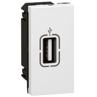 Legrand - Mosaic ctdoos USB vrouw. 1 mod. Wit - 078761-E⚡shock