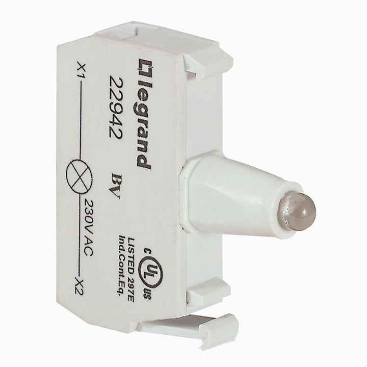 legrand - Osmoz blok met LED groen 230 V basiselement vr verlichte kop - 22942-E⚡shock