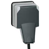 Legrand - Plexo66 stopcontact 2p+a met afsl.kap+lock66-ip66-ik08 - 090485-E⚡shock