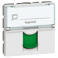 Legrand - RJ45 cat 6A STP 2 mod groen LCS² Mosaic groene kleur - 076524-E⚡shock