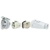 Legrand - Set multicon. kunststof inbouw vert.uitgang 250V-10A-3P+A - 052618-E⚡shock