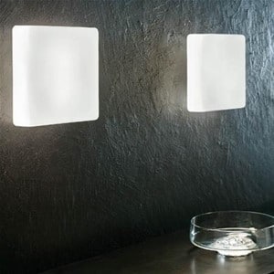 MURANO LUCE - CUBE AP/PL 15 BIANCO - PLCUBE15-E⚡shock