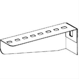 NIEDAX - Wandconsole KTAL 100 - Max. draagkracht 60 kg/st - HxBxL 60x40x110 mm - Sendzimir - KTAL100-E⚡shock