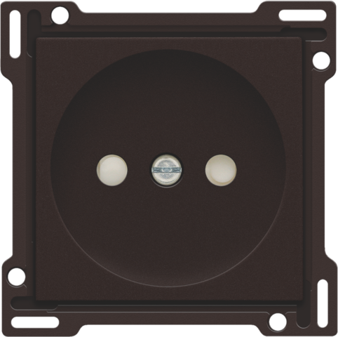 Niko - centraalplaat stopcontact 2P+Veiligh. - 124-66501-E⚡shock