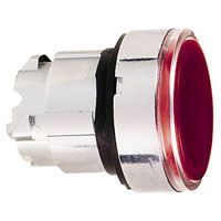 SCHNEIDER - KOP VOOR LICHTGEV DRUKKNOP METLED - Ø 22 - ROOD - ZB4BW343-E⚡shock