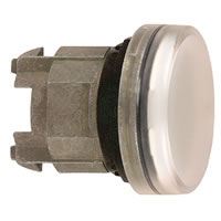 SCHNEIDER - KOP VOOR SIGNAALLAMP - LED - Ø22 - ROND - GLADDE LENS WIT - ZB4BV013-E⚡shock