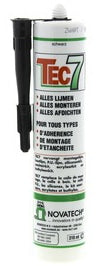 Tec 7 - Alles afdichten, lijmen en monteren tec7 zwart - patroon 310ml - 535106-E⚡shock