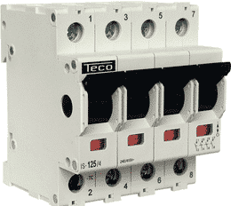 TECO - SCHAKELAAR 2P 32A 1MOD. - IS322-E⚡shock