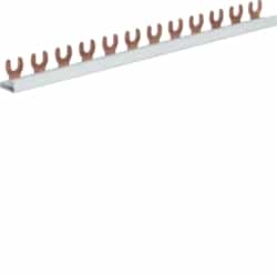 Hager - Overbruggingsbaar 1P 63A met vorken 10mm² 12M   - KDN163A-E⚡shock