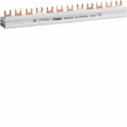 Hager - Overbruggingsbaar 4P 63A met vorken 10mm² 12M   - KDN463A-E⚡shock