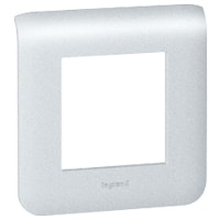 Legrand - Mosaic afdekpl. 2 mod. alu - 079302-E⚡shock