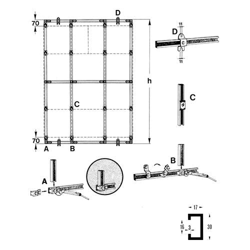 vynckier - BEVESTIGINGSPLAATJE VMS - 851415-E⚡shock