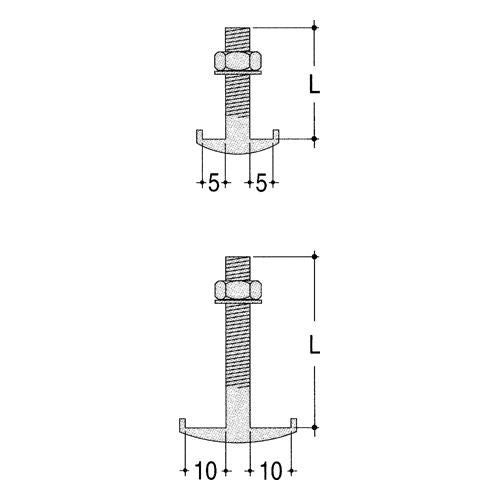 vynckier - HAAKBOUT CU 5 L=80MM - 858010-E⚡shock