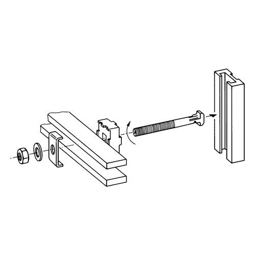 vynckier - HAMERBOUT VERTIKAAL C-PROFIELSTROOMRAILS M10X60 - 858021-E⚡shock